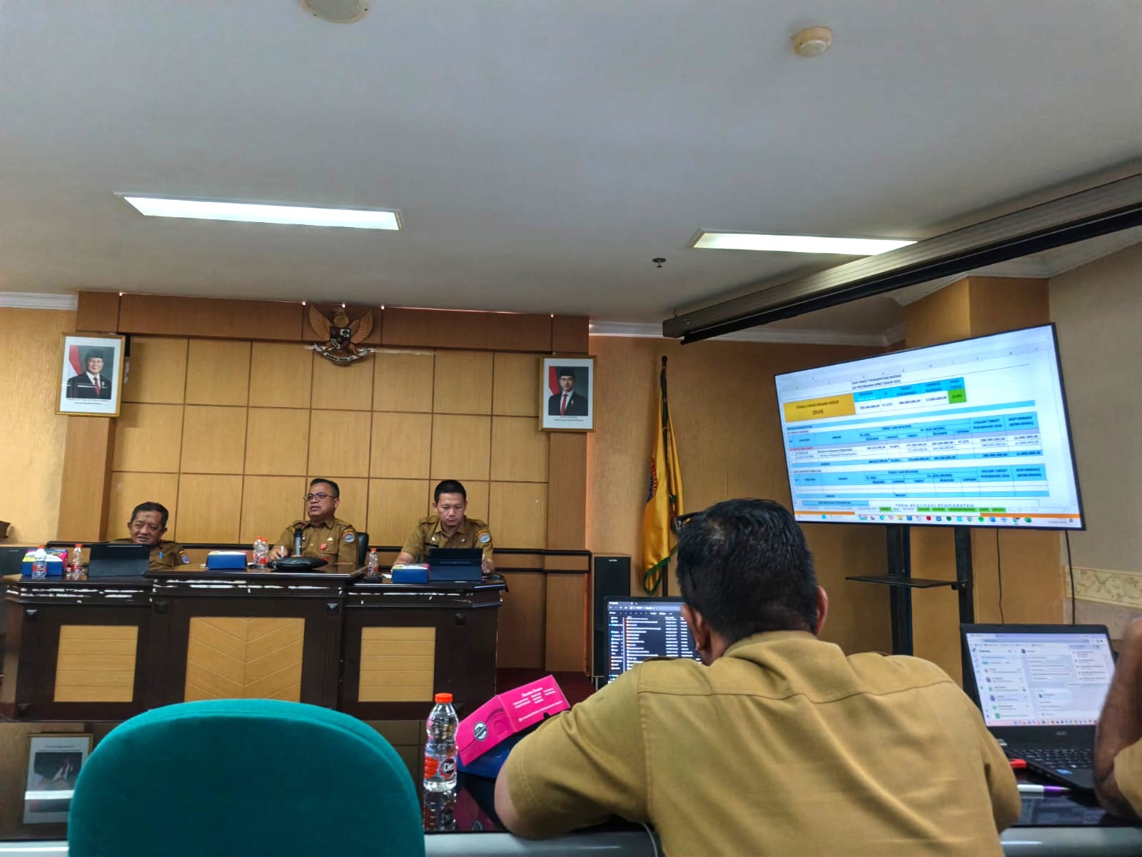 Monev Capaian Pajak Daerah dan Retribusi Daerah Semester I dan Penyampaian Target Perubahan Pendapatan APBD-P 2026